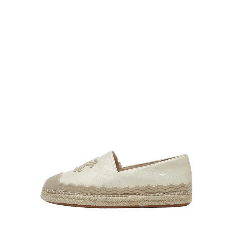 A0207 Women's Flats Beige warna krem yang elegan koleksi Joy368