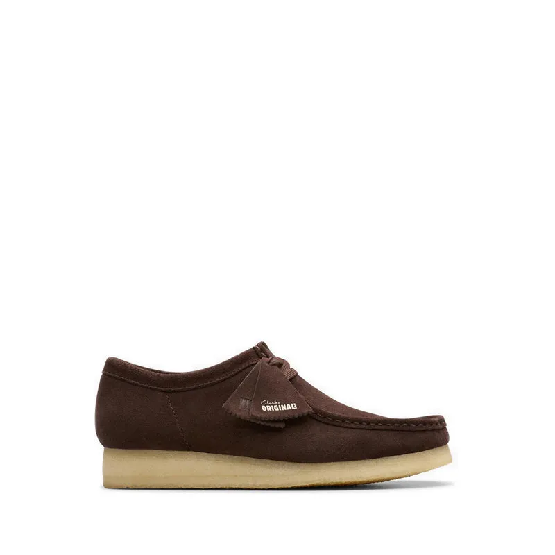 Sepatu Clarks Mens Wallabee Dark Brown suede premium di Joy368