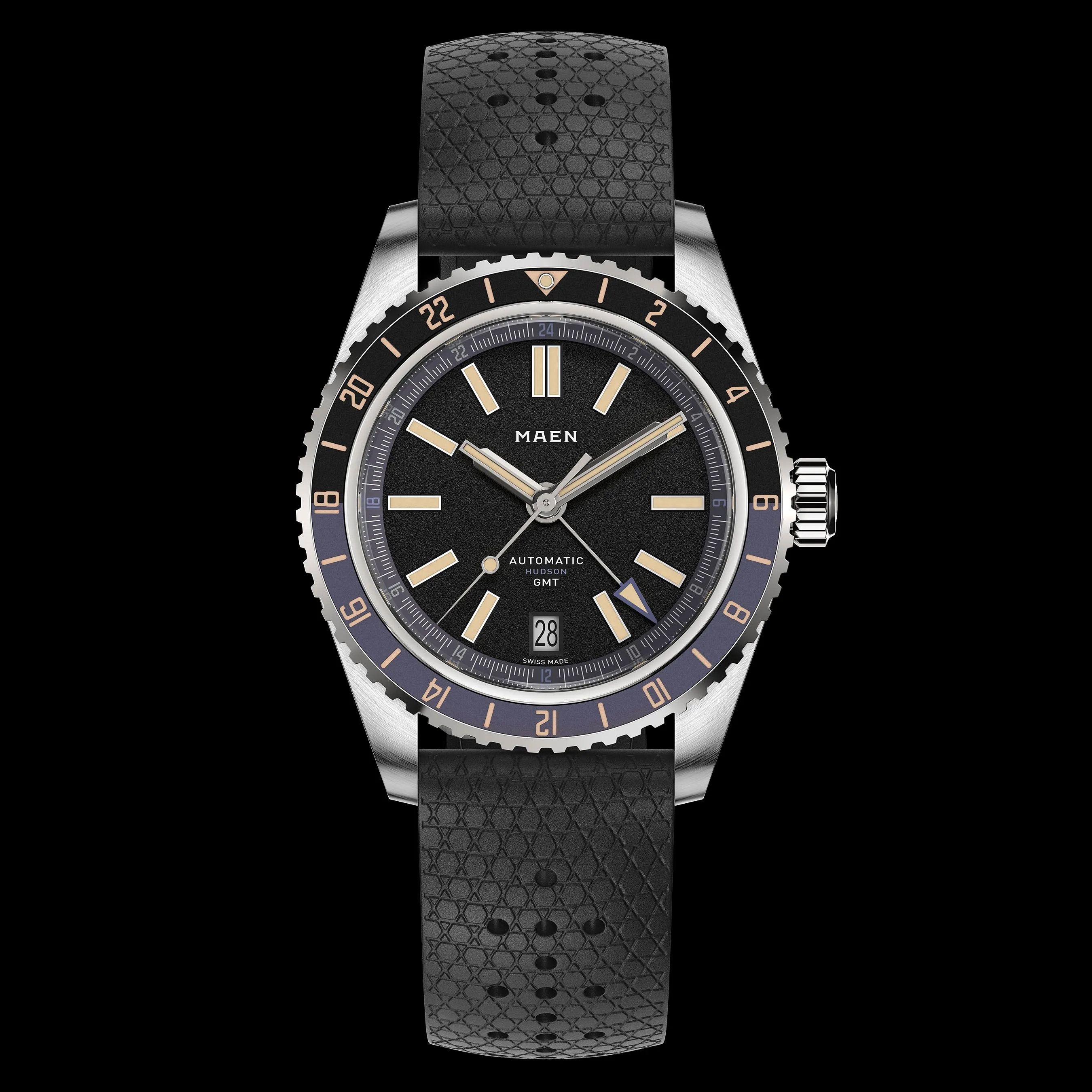 Jam tangan Hudson 38 GMT MKII mewah dari Joy368