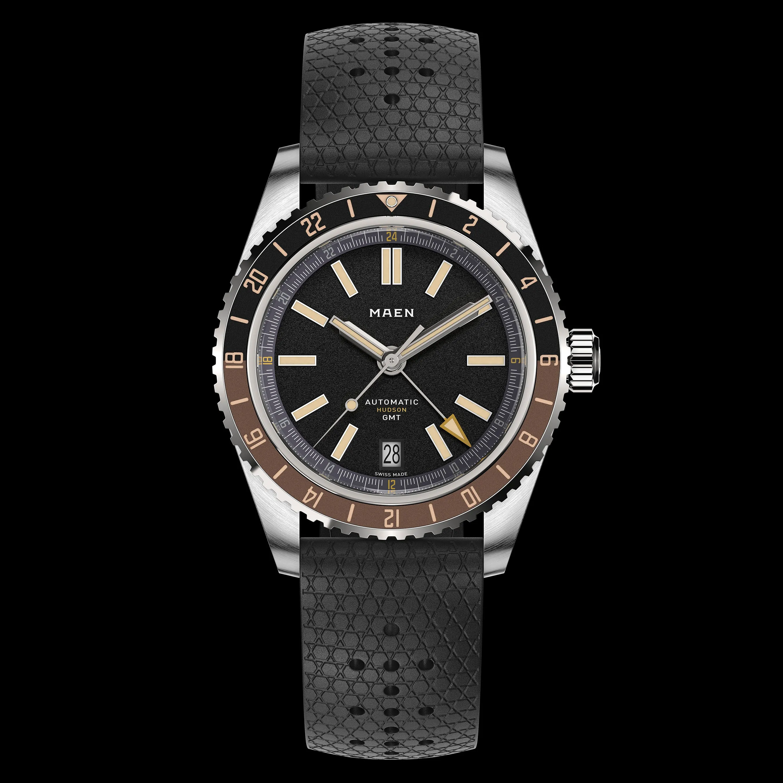 Jam tangan Hudson 38 GMT MKII M1.3.3 original koleksi eksklusif Joy368