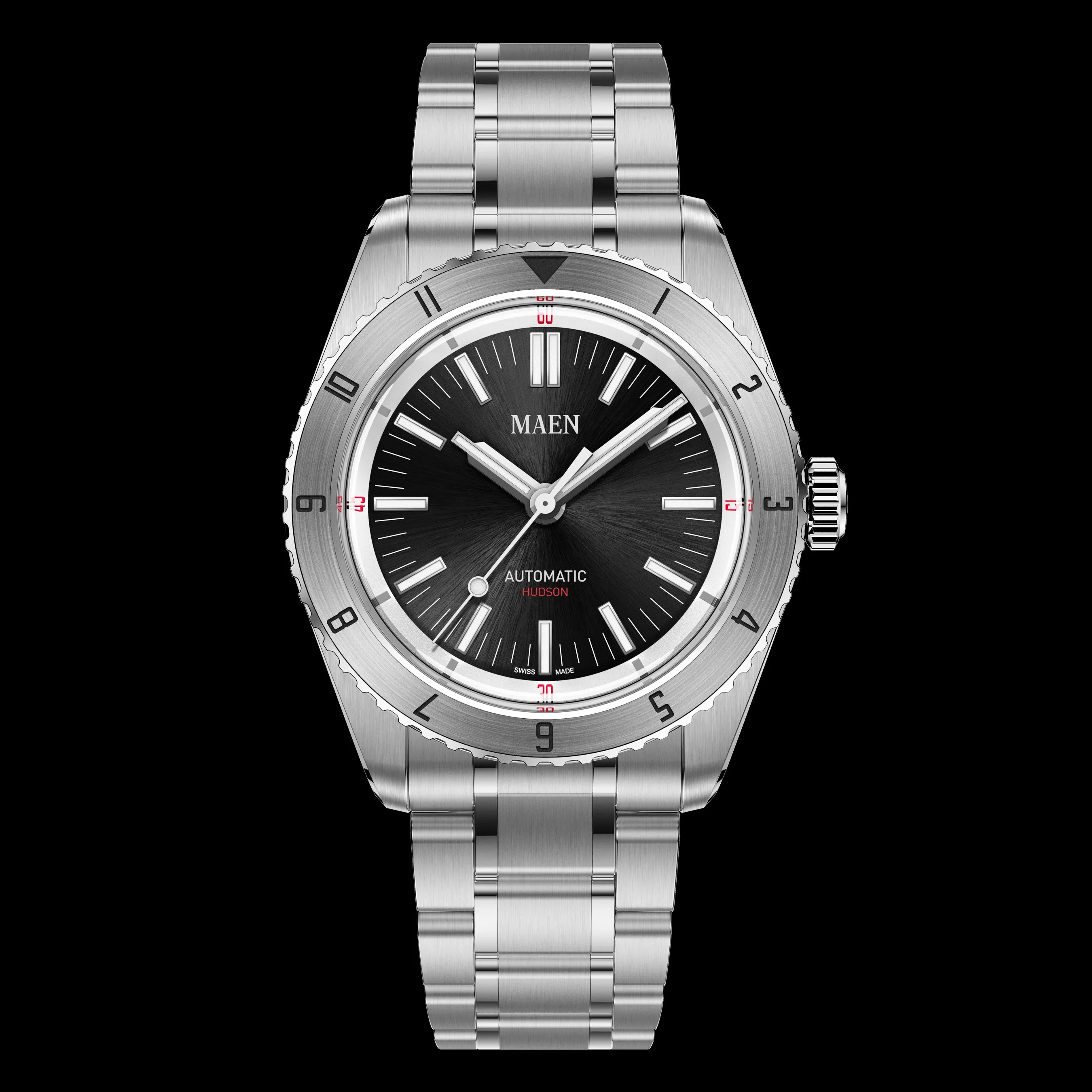 Jam tangan mewah Hudson 38 MK4 SHW.02 limited edition koleksi eksklusif Joy368