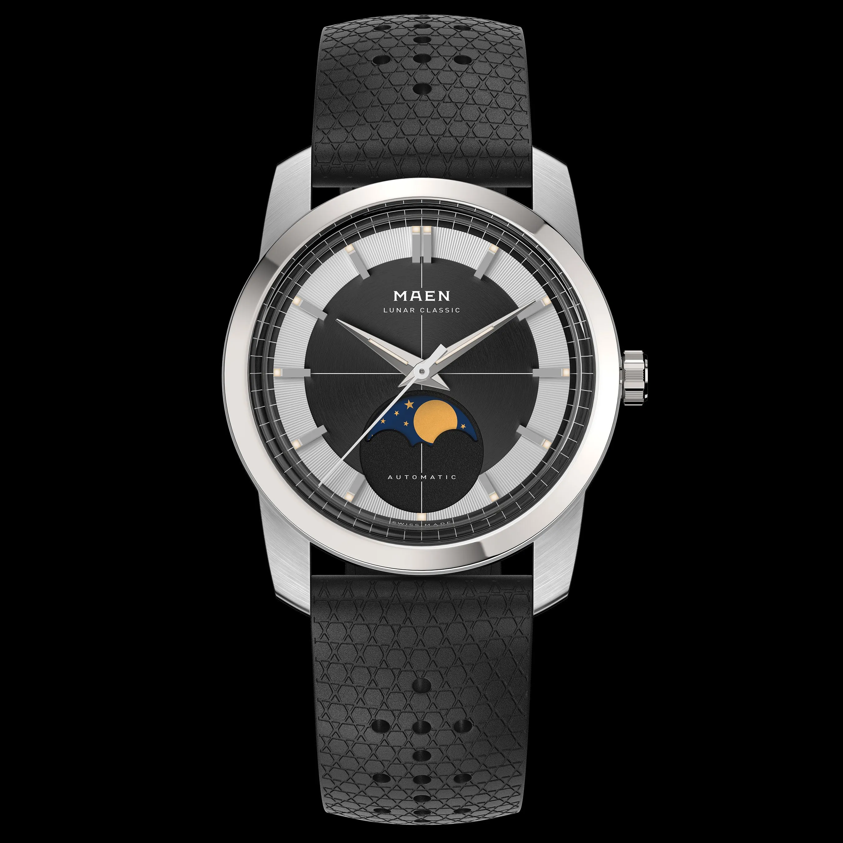 Jam tangan Lunar Classic 36 dari Joy368 dengan desain mewah dan elegan