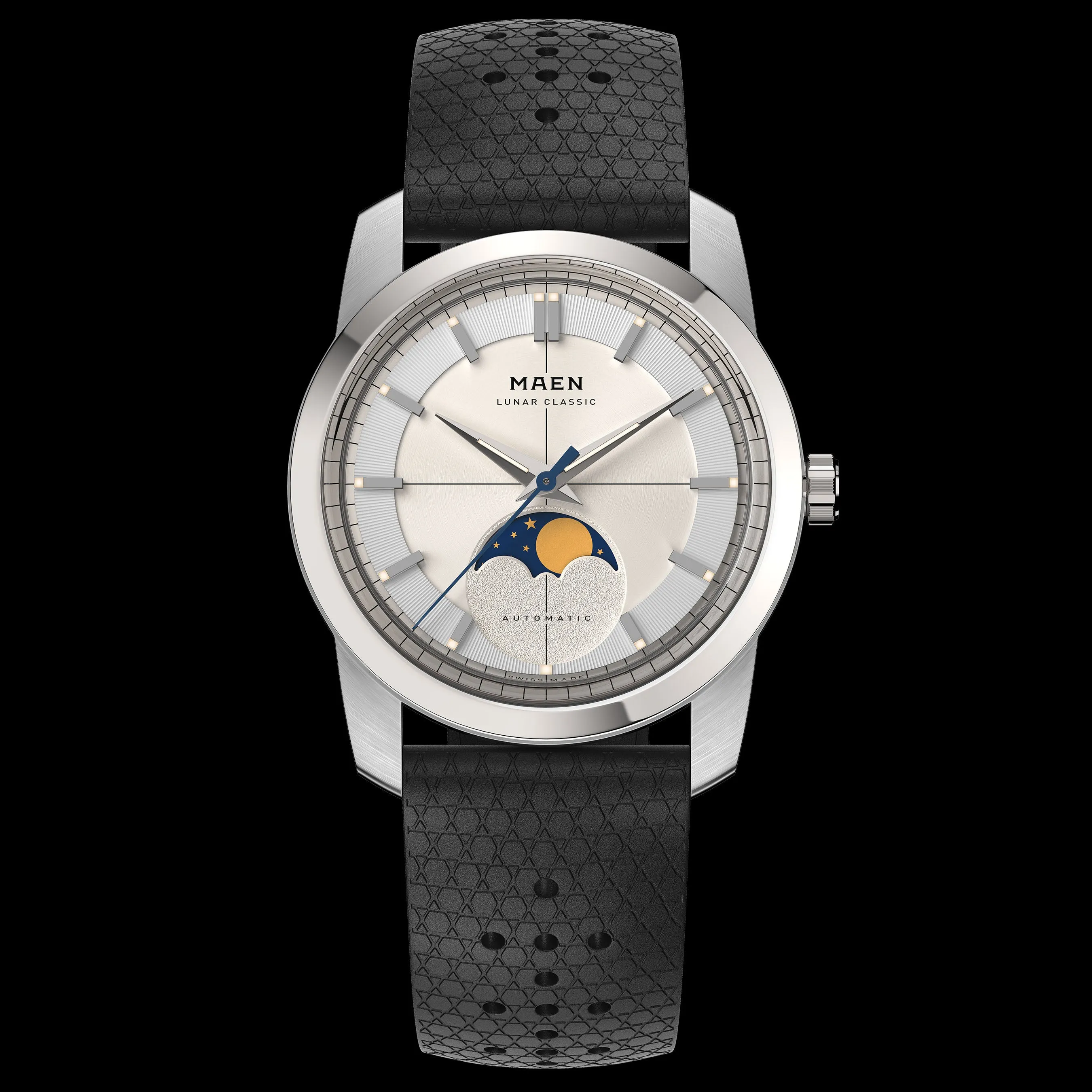 Jam Tangan Lunar Classic 36 dengan strap kulit elegan koleksi Joy368