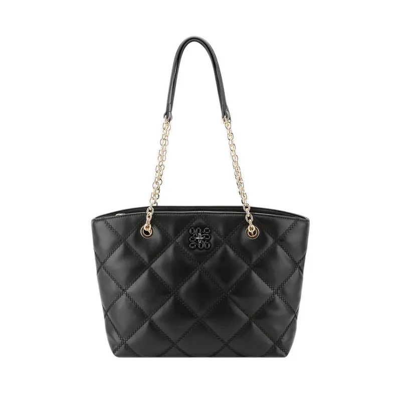 Tas wanita Nine West Briarwood Shopper Black warna hitam elegan dari Joy368